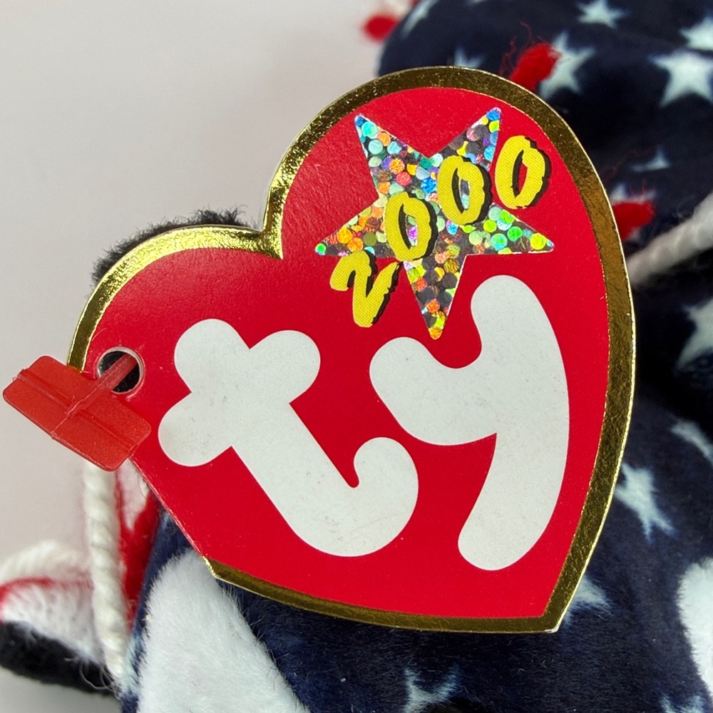 ❤️🇺🇸BEANIE BABY PATRIOTIC BUNDLE - SPANGLE / RIGHTY / LEFTY - Picture 14 of 16